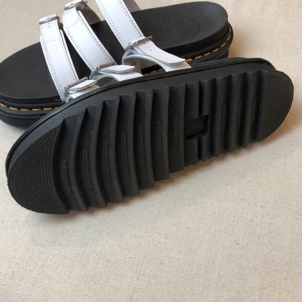 Dr. Martens White and Black Sandals - Picture 5 of 10